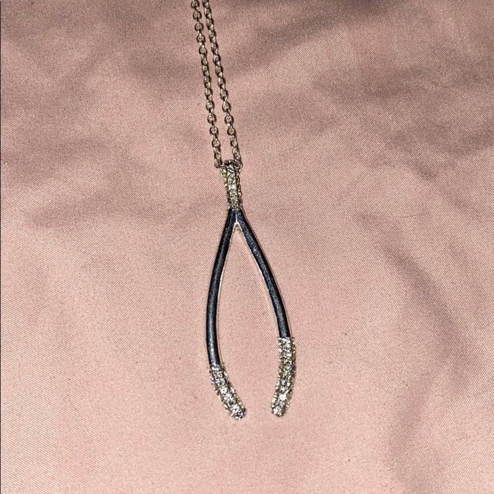 Wishbone necklace